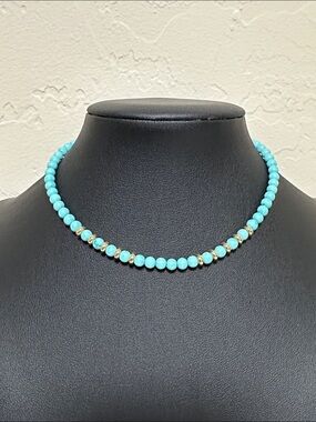 Ettika Still Surprise You Semi-Precious Stone Beads Choker Necklace